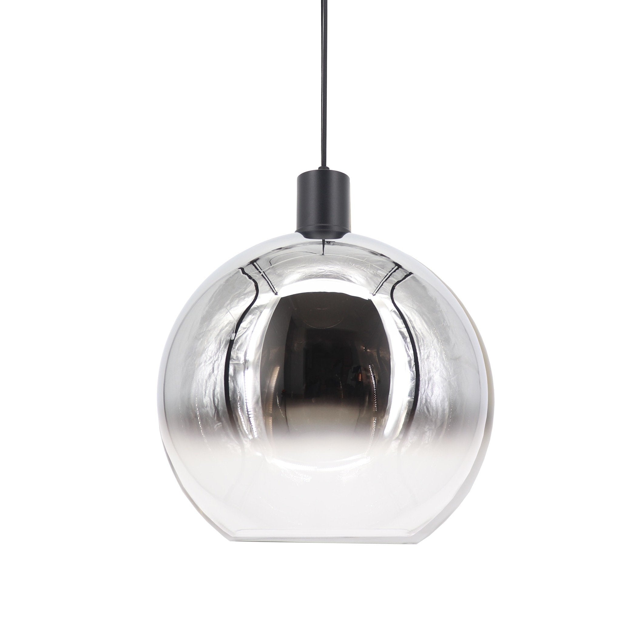 Artdelight hanglamp Rosario - 1 lichts - 30 x 175  cm - chroom