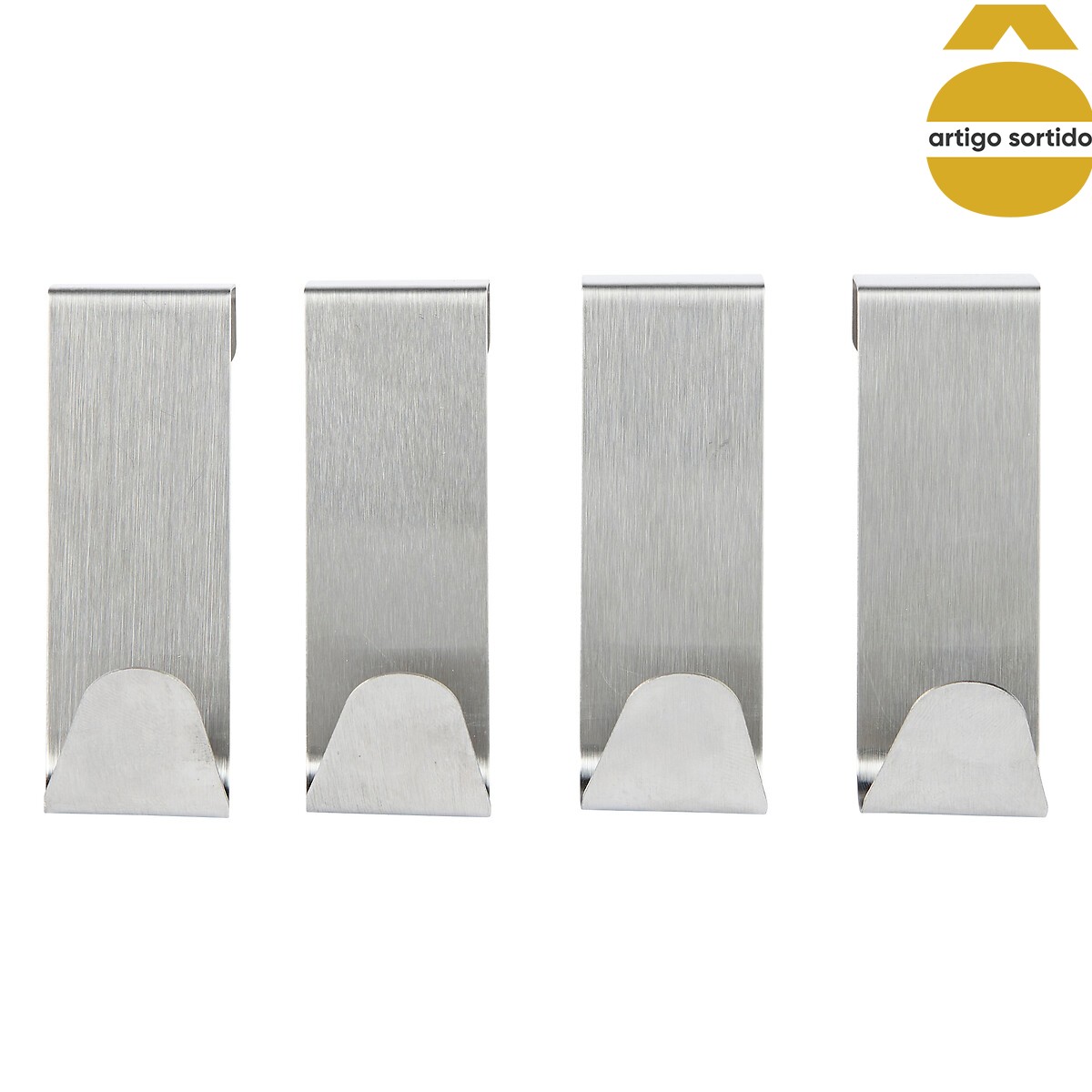 Cabides adesivos em metal