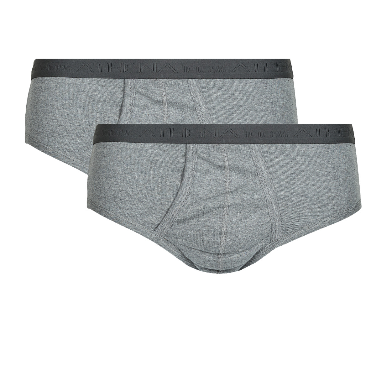 Athena - BASIC COTON BIO Pack de 2 - Grey / Mottled