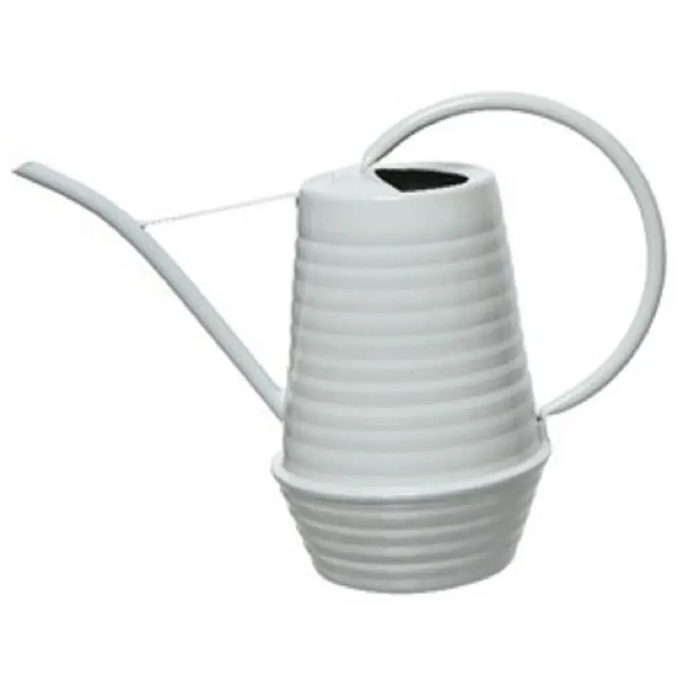 Decoris Gieter - 1 liter - wit - metaal - plantengieter