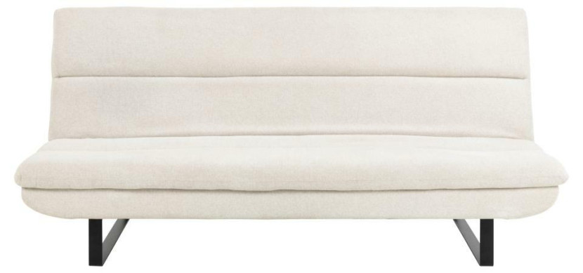 Sofa z funkcją spania Arbonne beżowa podstawa ze stali
