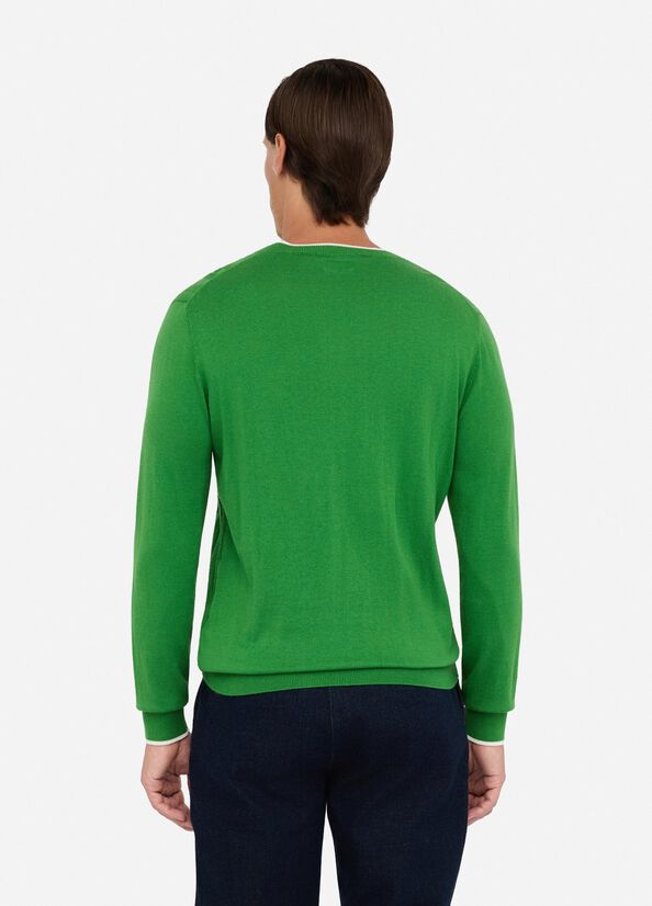 Maglia in cotone e seta