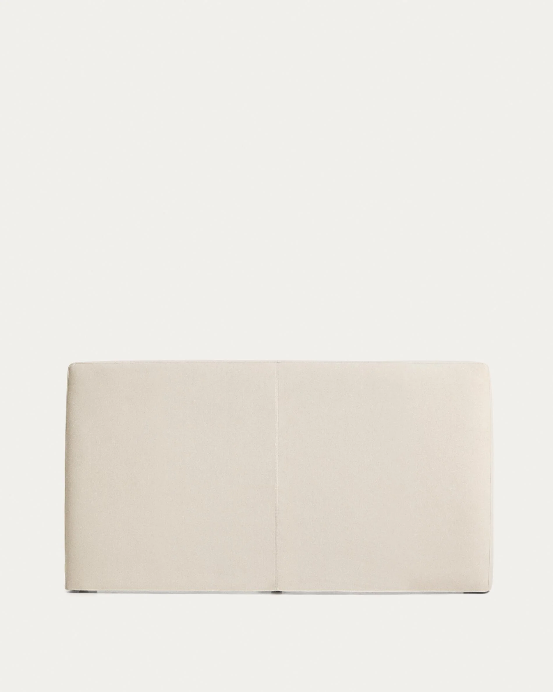 Blok ecru headboard with removable cover for bed up to 160cm