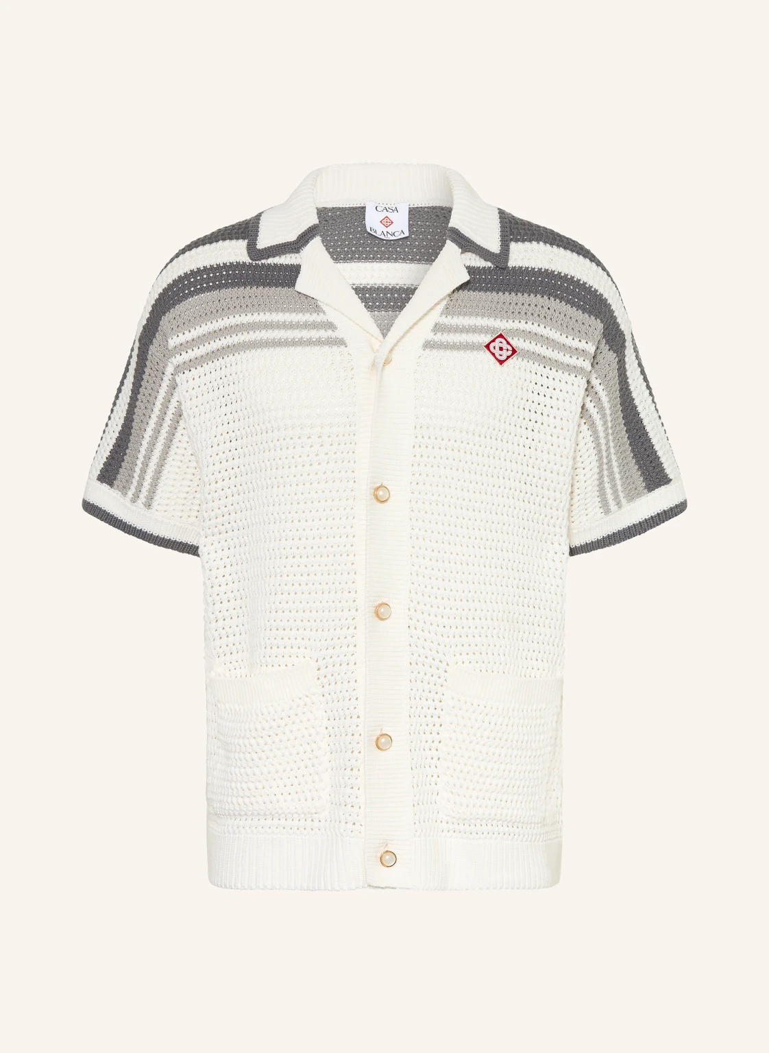Casablanca Strickhemd Comfort Fit