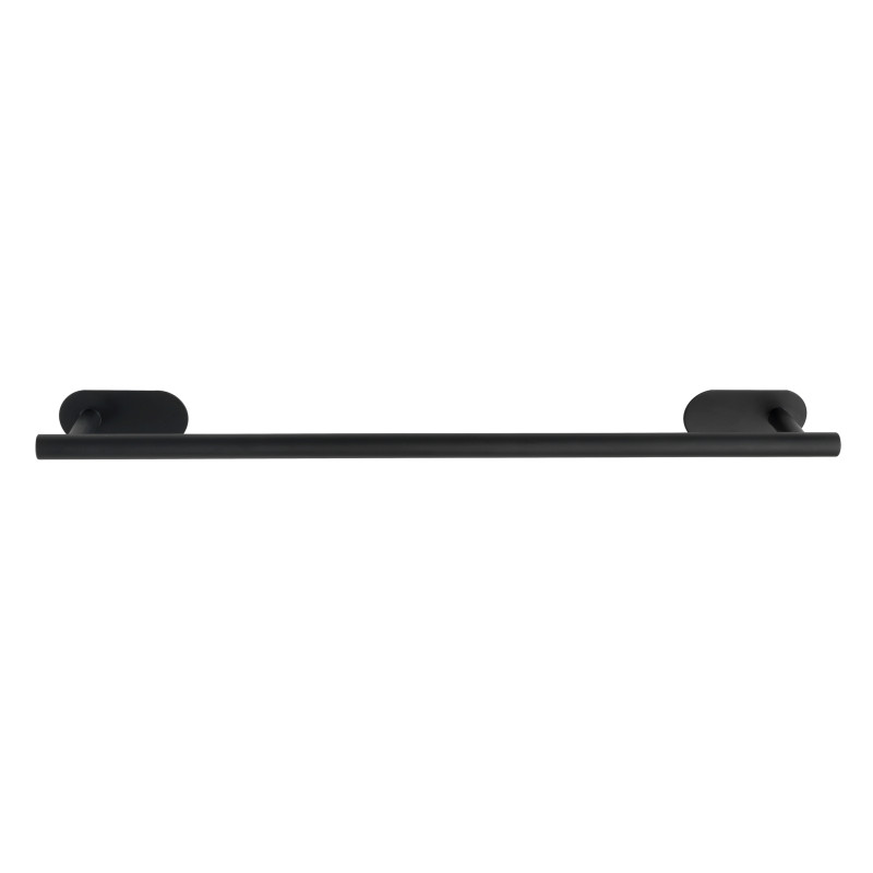 Porte-serviette Turbo-Loc Orea Uno noir mat 60 cm WENKO
