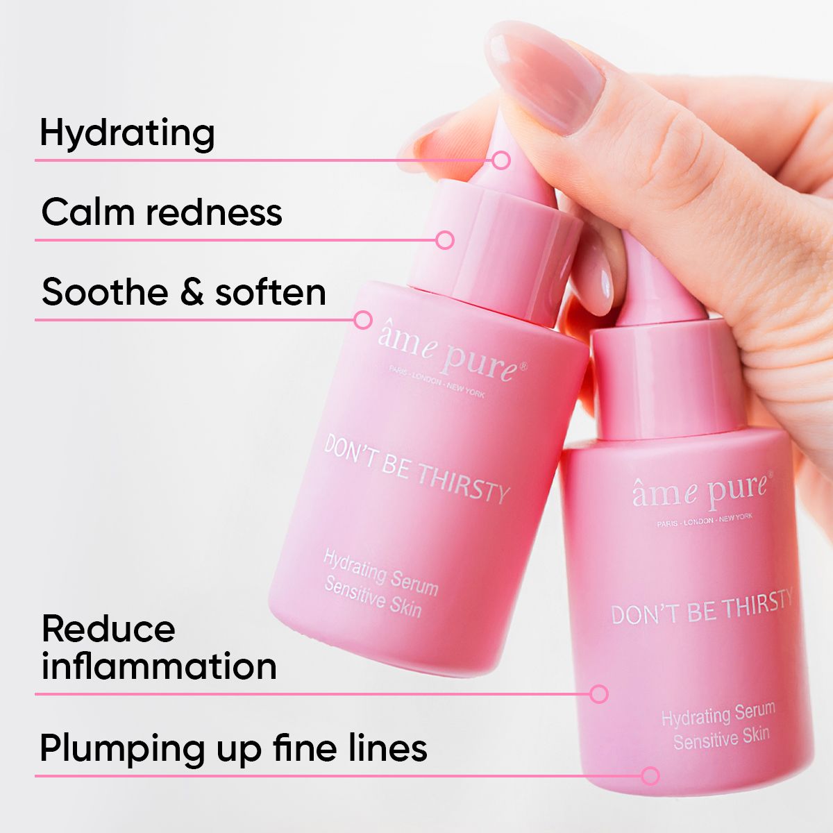 âme pure DON’T BE THIRSTY – Deeply Hydrating Face Serum With Peptides