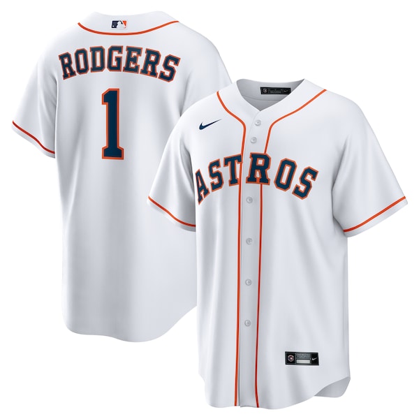 Brendan Rodgers Houston Astros Nike Home Replica Jersey - White