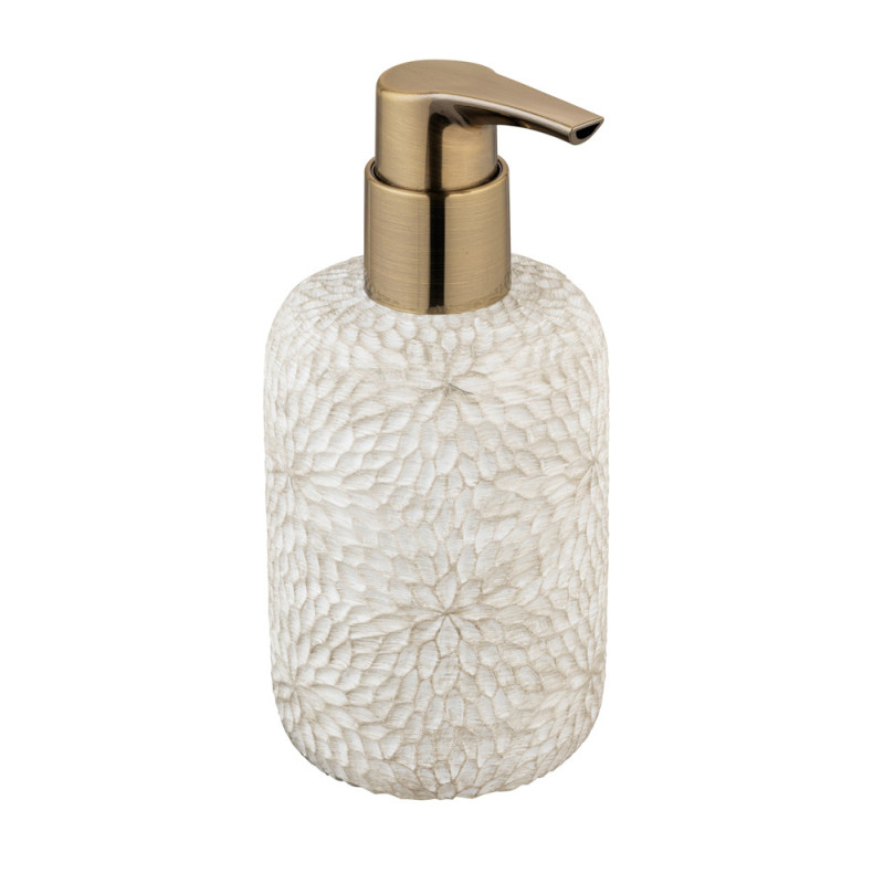 Distributeur de savon Montalfano blanc et or WENKO
