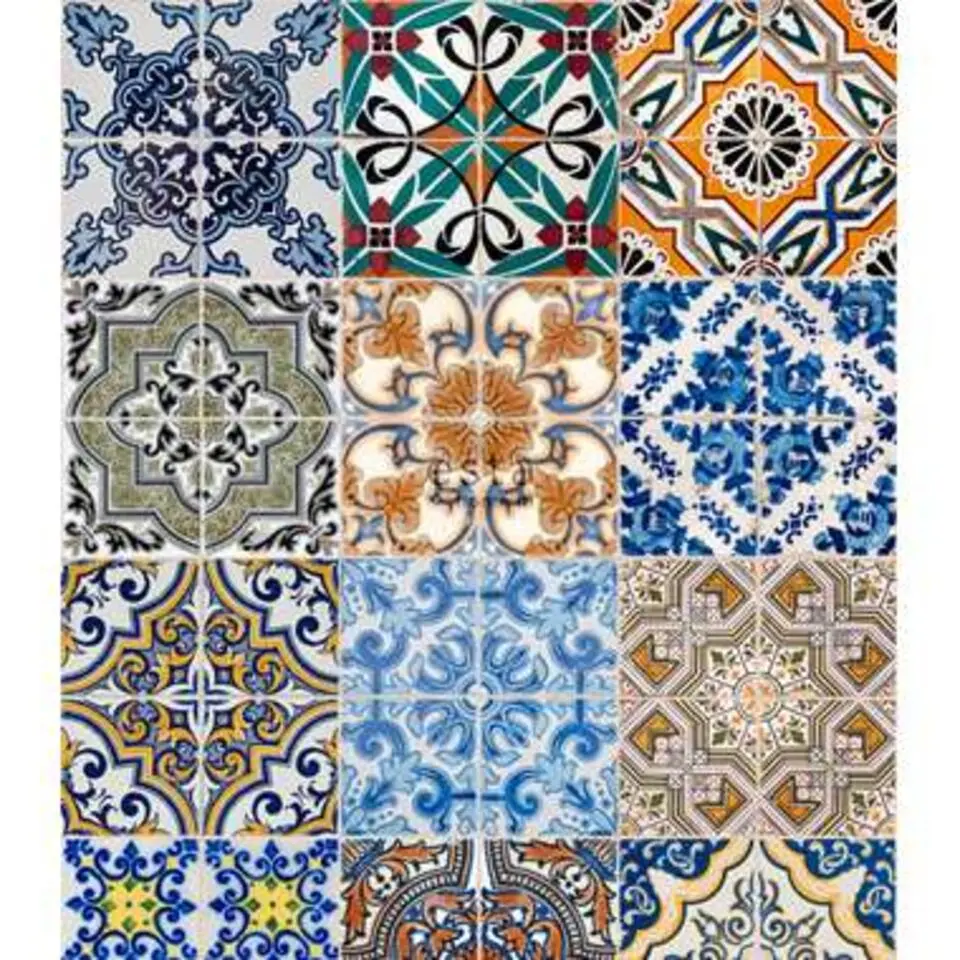 ESTAhome behang XXL - Spaanse tegels - 46,5 cm x 8,37 m