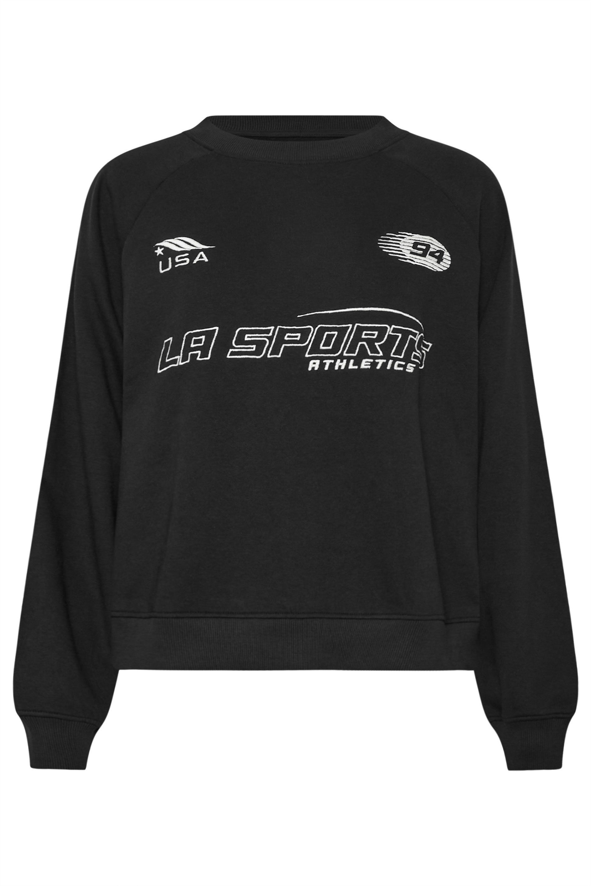 PixieGirl Petite 'LA Sports' Slogan Sweatshirt