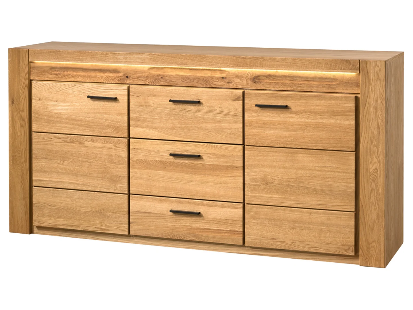 Komoda Velvet-47 181 cm z 2 drzwiami i 3 szufladami dąb natura