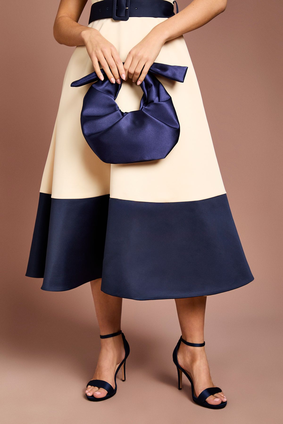 Coast Jennifer Satin Bow Detail Grab Bag