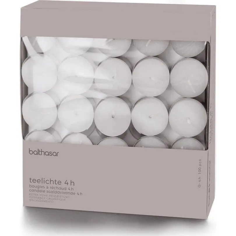 Teelicht 100er-Set Teelichter Alu