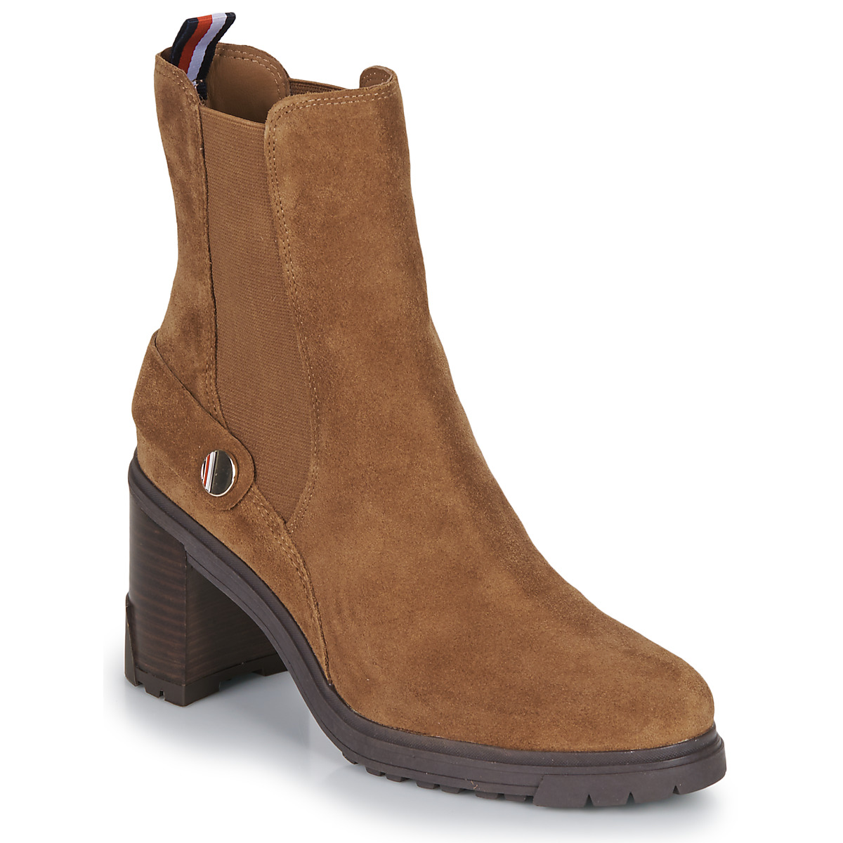 Tommy Hilfiger - Outdoor High Heel Boot - Cognac