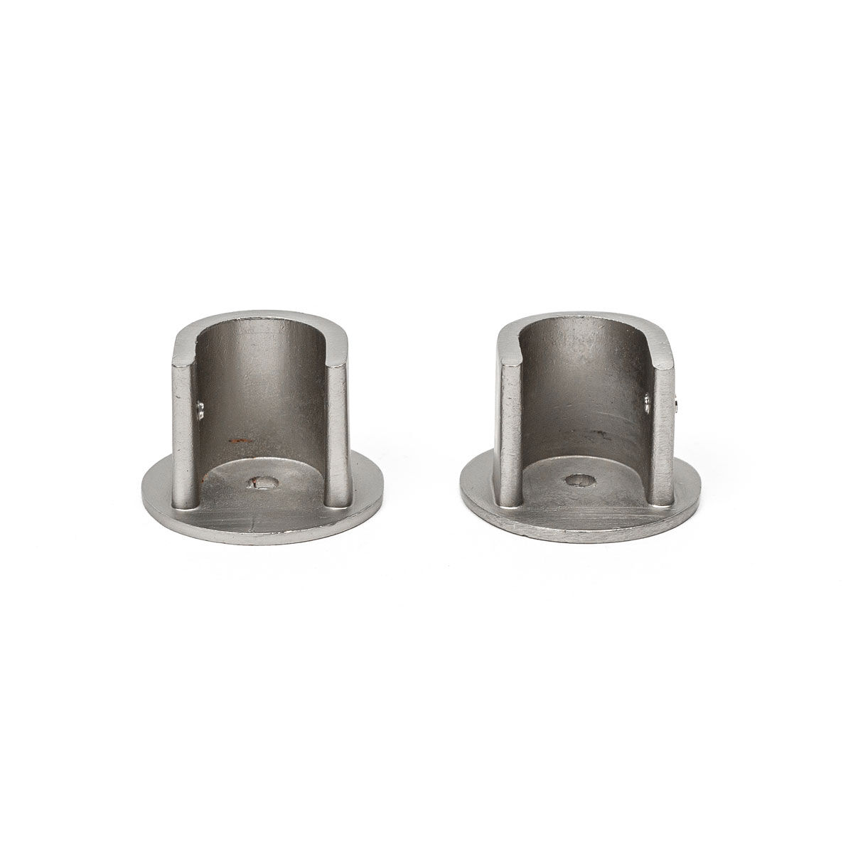 Conjunto 2 suportes parede prateados