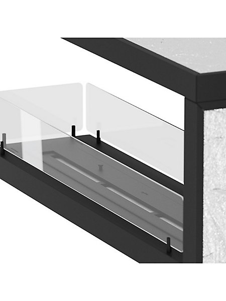 INSIDE U1200.2 - Cheminée encastrable au bioéthanol à trois faces