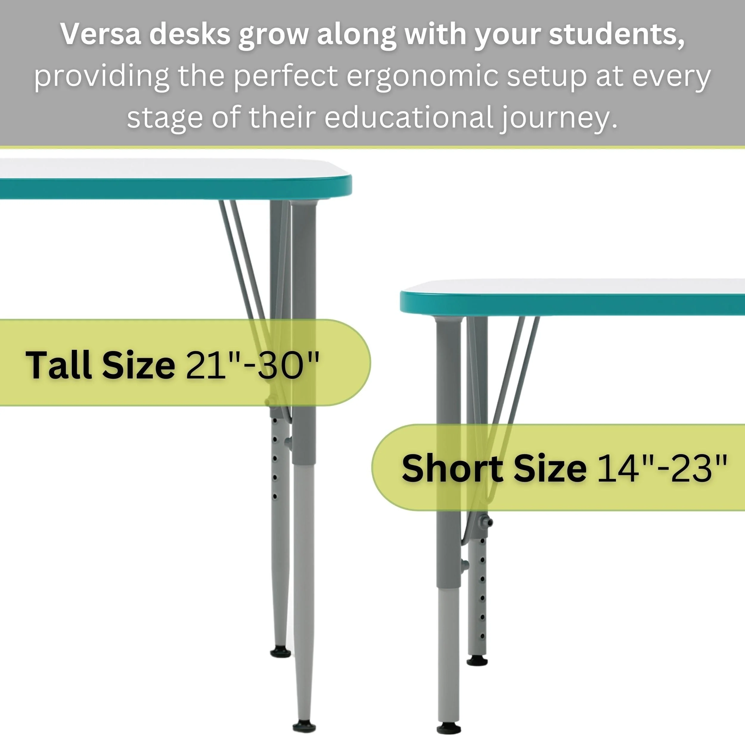 Tot Mate Versa Desk Shutter 29.5 x 23.5 Classroom Table Kids Desk