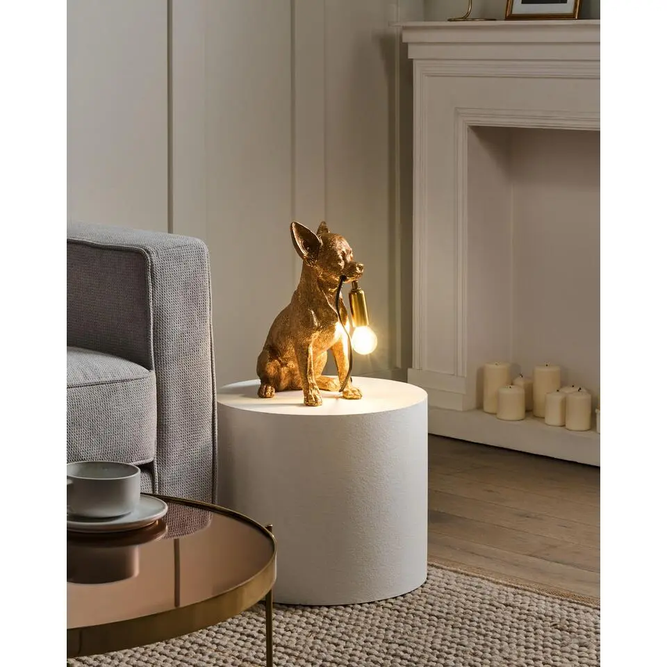 ROCCO - Tafellamp - Goud - Polyresin