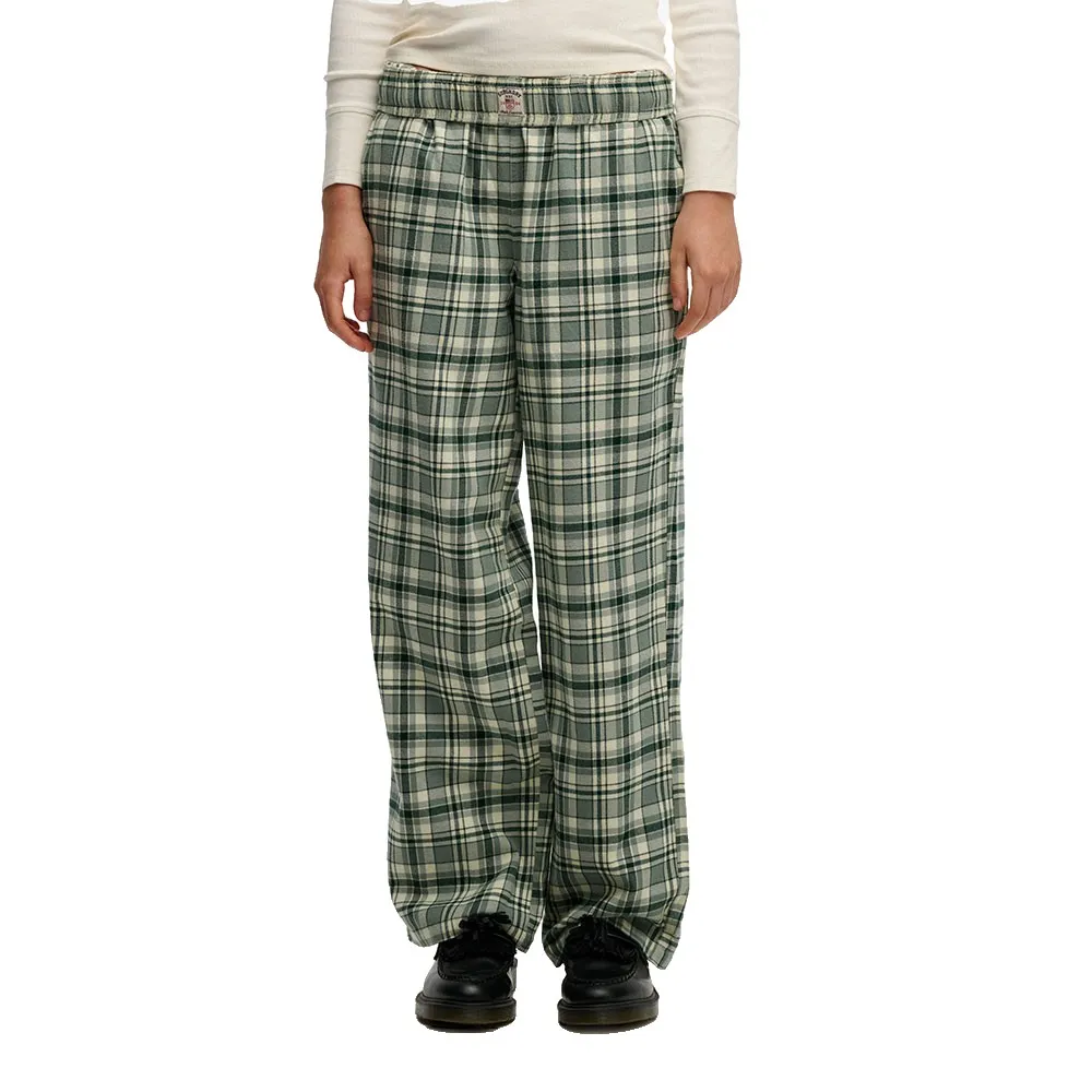 Superdry Check Elastic dress pants
