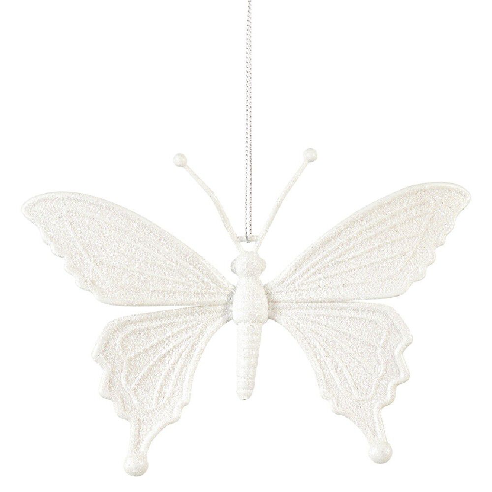 Suspension de No&euml;l forme Papillon pailletté
