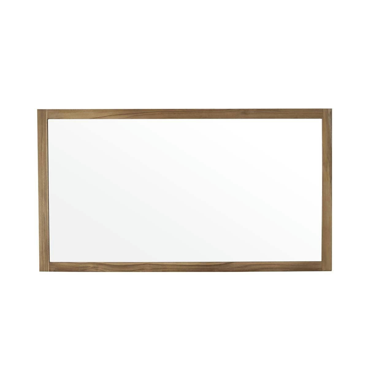 - Miroir en teck massif rectangulaire 145x80 cm