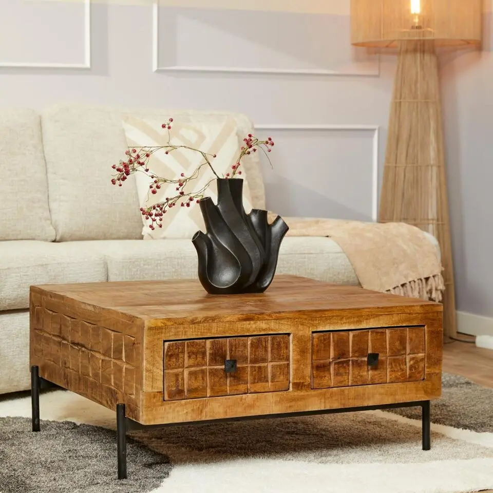 StarFurn - Salontafel Brandy 80 cm - naturel