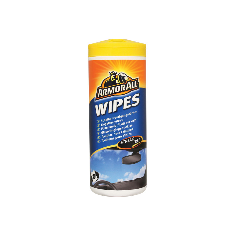 Lingette nettoyante pour vitres 30 pièces