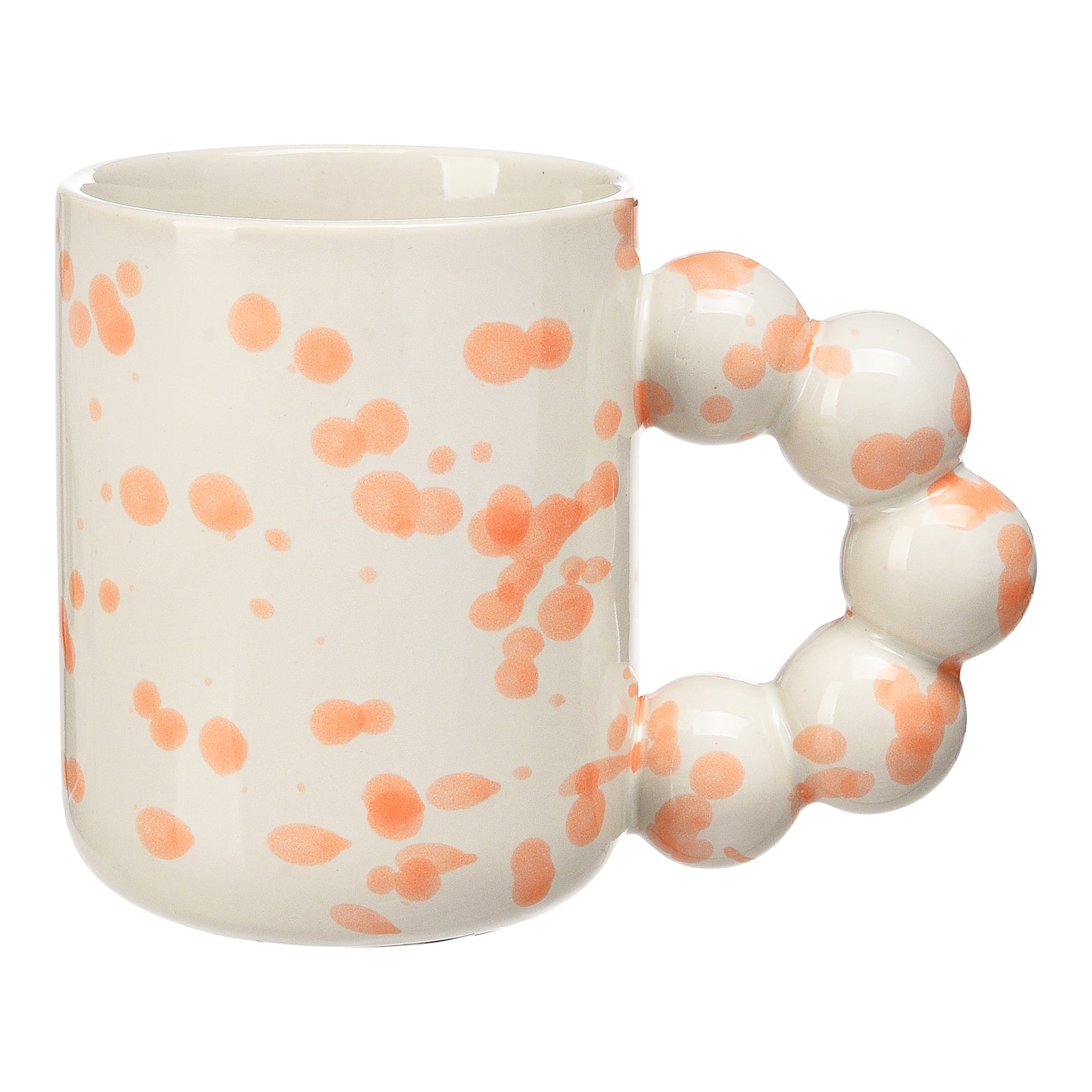 Tasse Spots Orange,B 80 x H 100 x T 80 mm