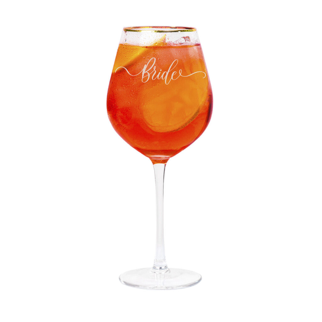 Kieliszek PREPERSO BRIDE do wina transparentny 0,5l HOMLA