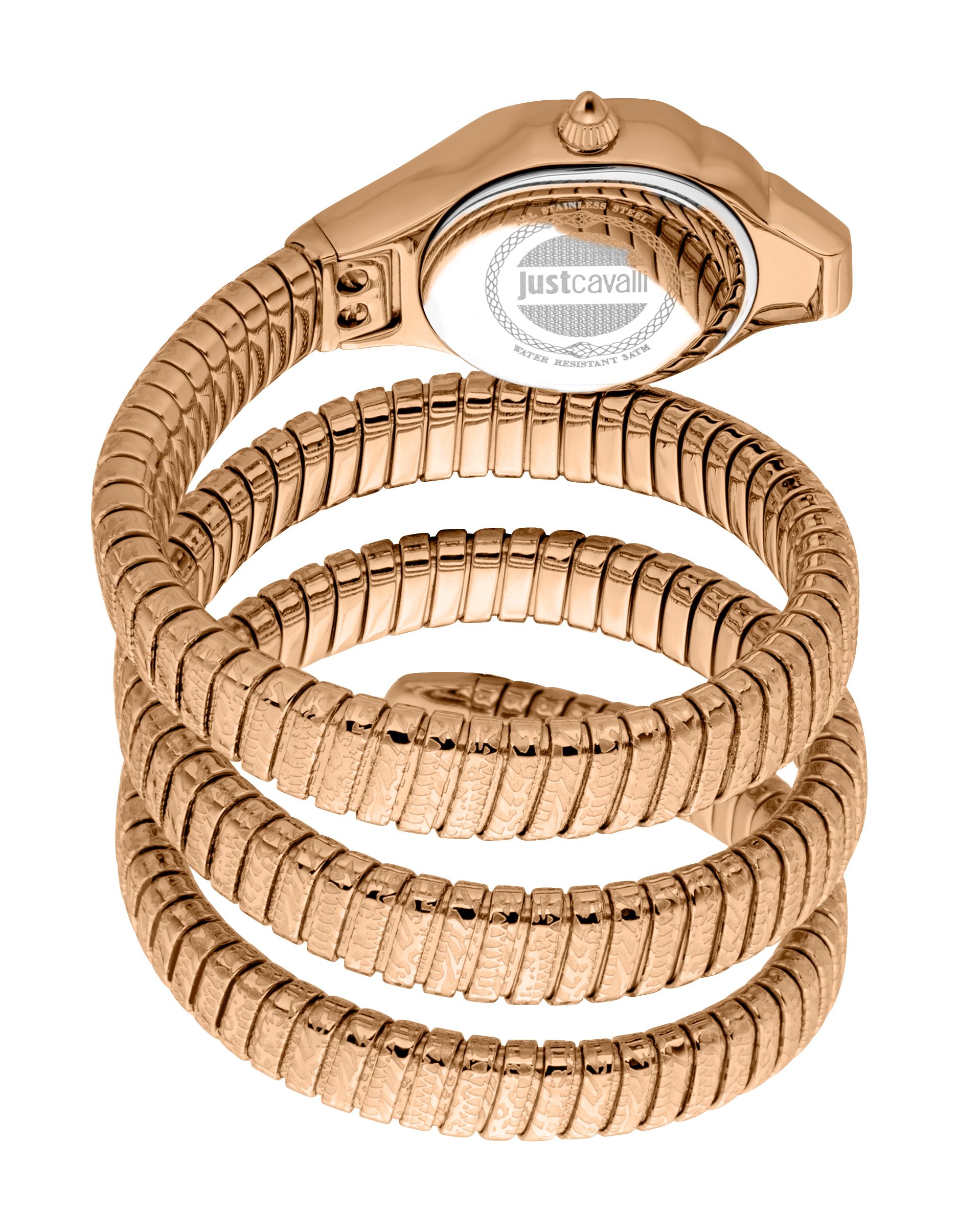 Just Cavalli Women's Snake 316L Stainless Steel Watch