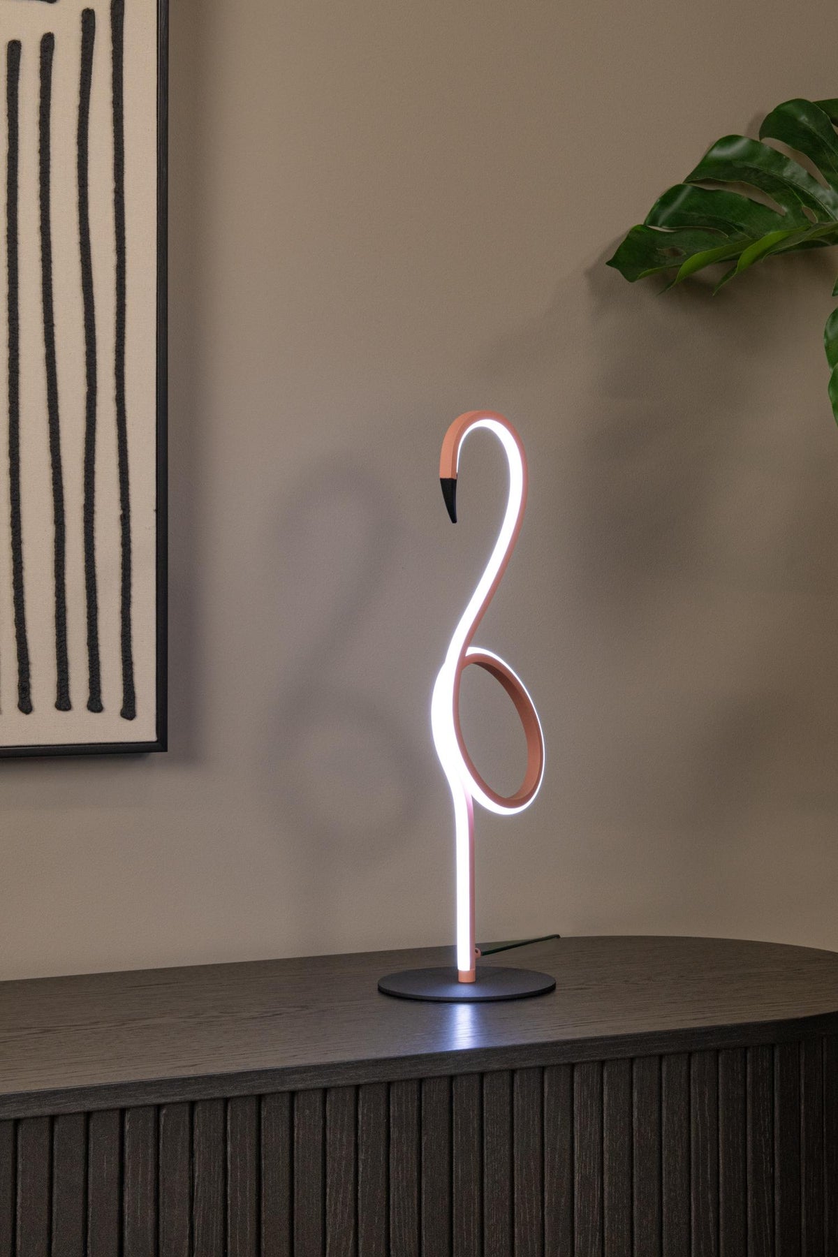 Lucide tafellamp FLAMINGO - Geïntegreerde LED - Roze