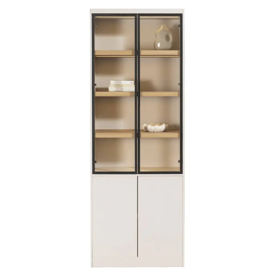 Wandkast Virgil - zand - 220x80x40 cm