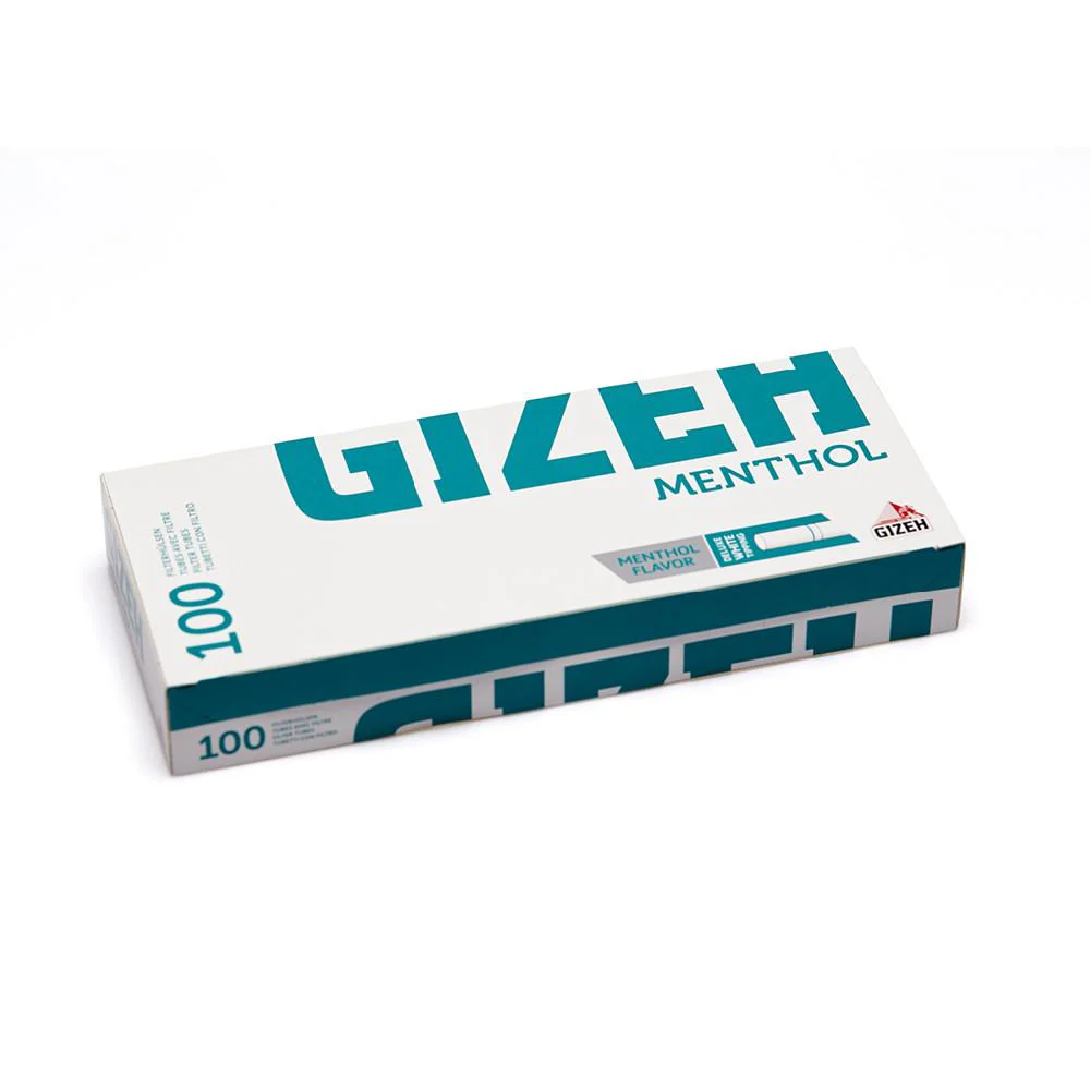 Gizeh Filter Tubes Silver Tip Menthol