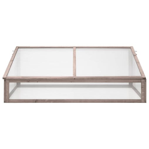 NNEVL Greenhouse Grey 110x58.5x39 cm Fir Wood