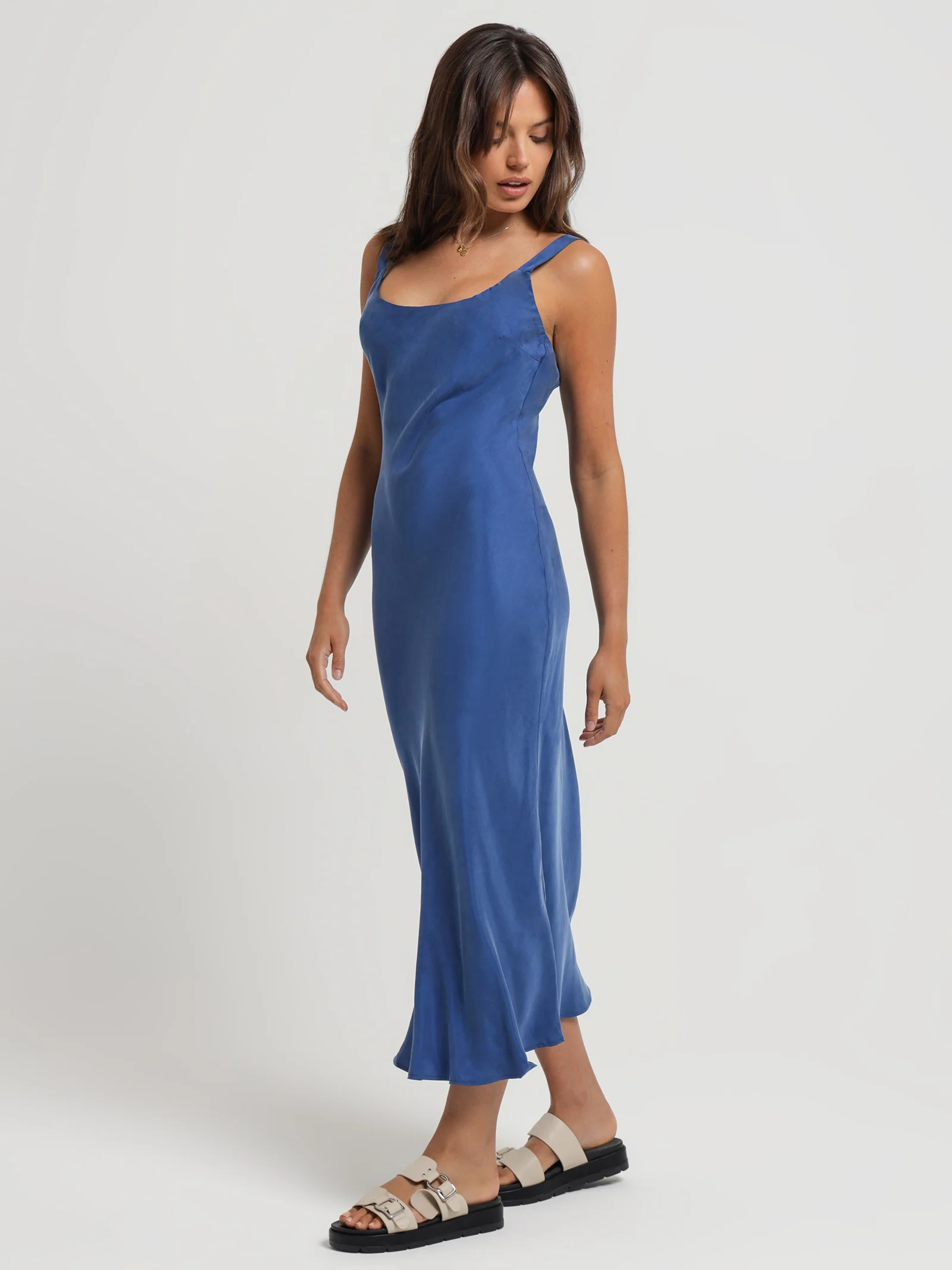 Ren Cupro Slip Dress