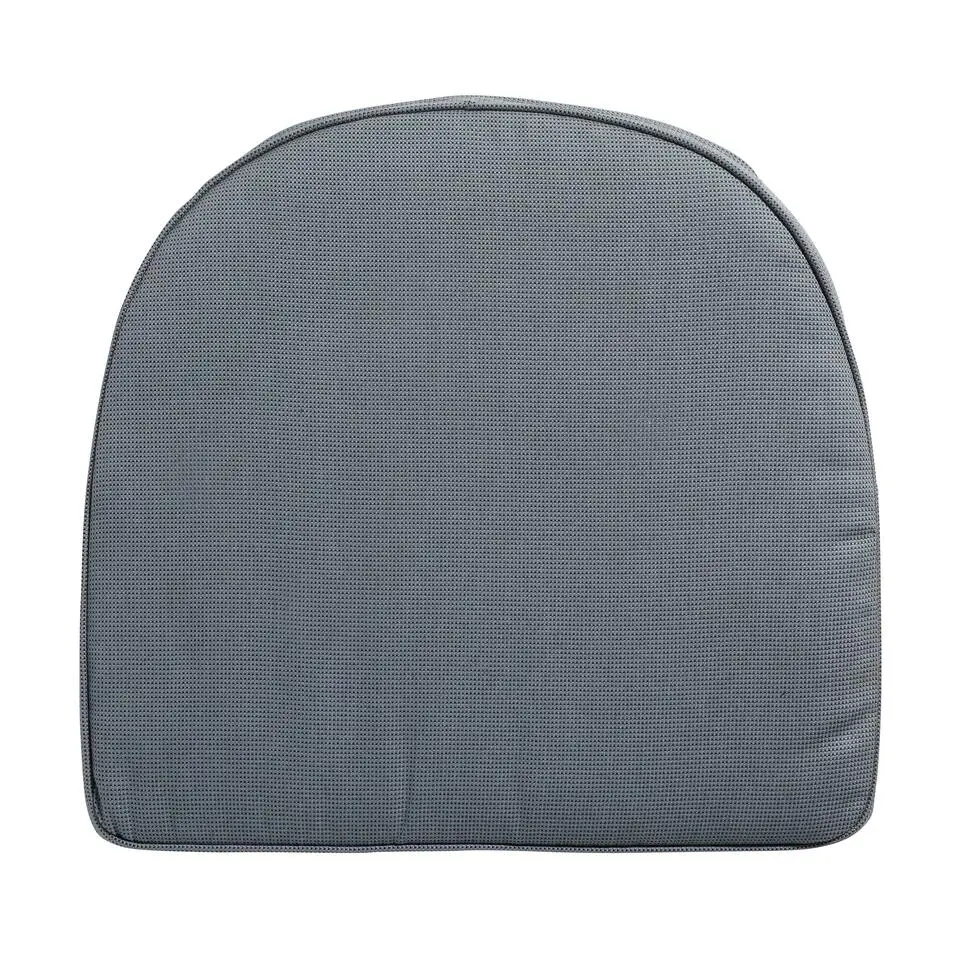 Madison - Zitkussen Wicker York Rib grey - Ca. 48x48 cm - Set van 4