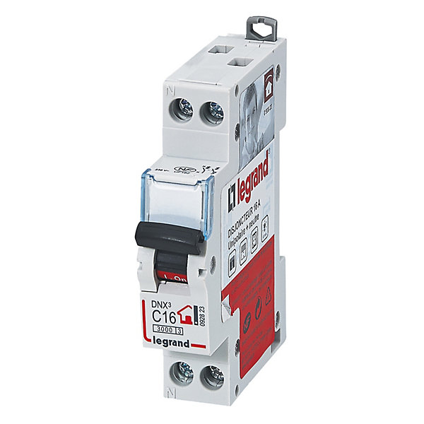 Disjoncteur Phase   neutre 16A Legrand