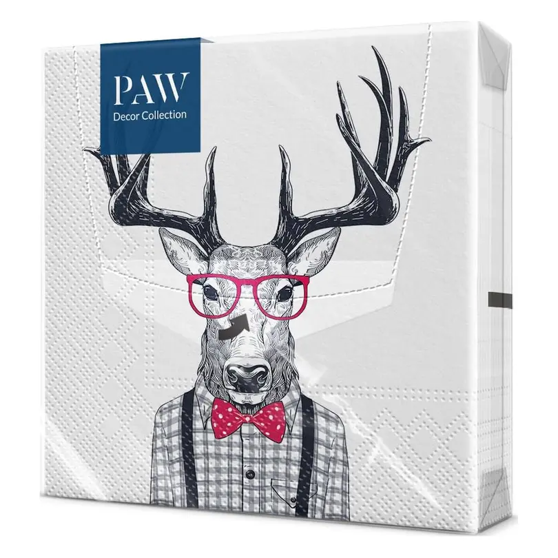 Serviette 20er-Set Oh Hirsch