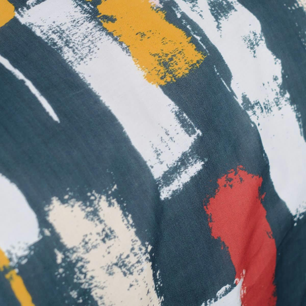 - Parure de lit en Coton Bleu 240x220 cm