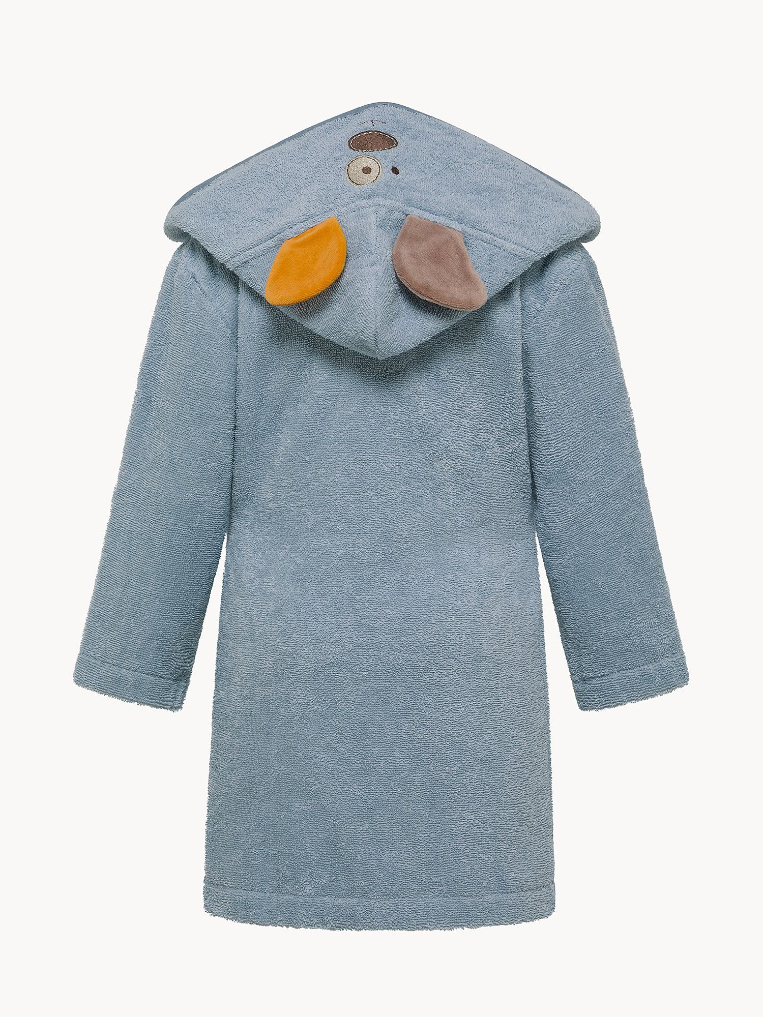 Accappatoio in puro cotone dettaglio cagnolino