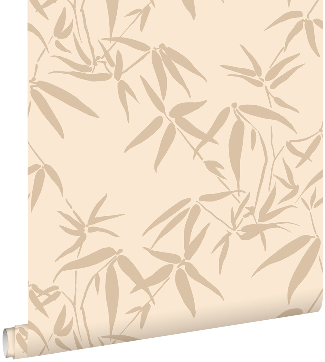 ESTAhome behang bamboe bladeren beige - 53 cm x 10.05 m - 139733