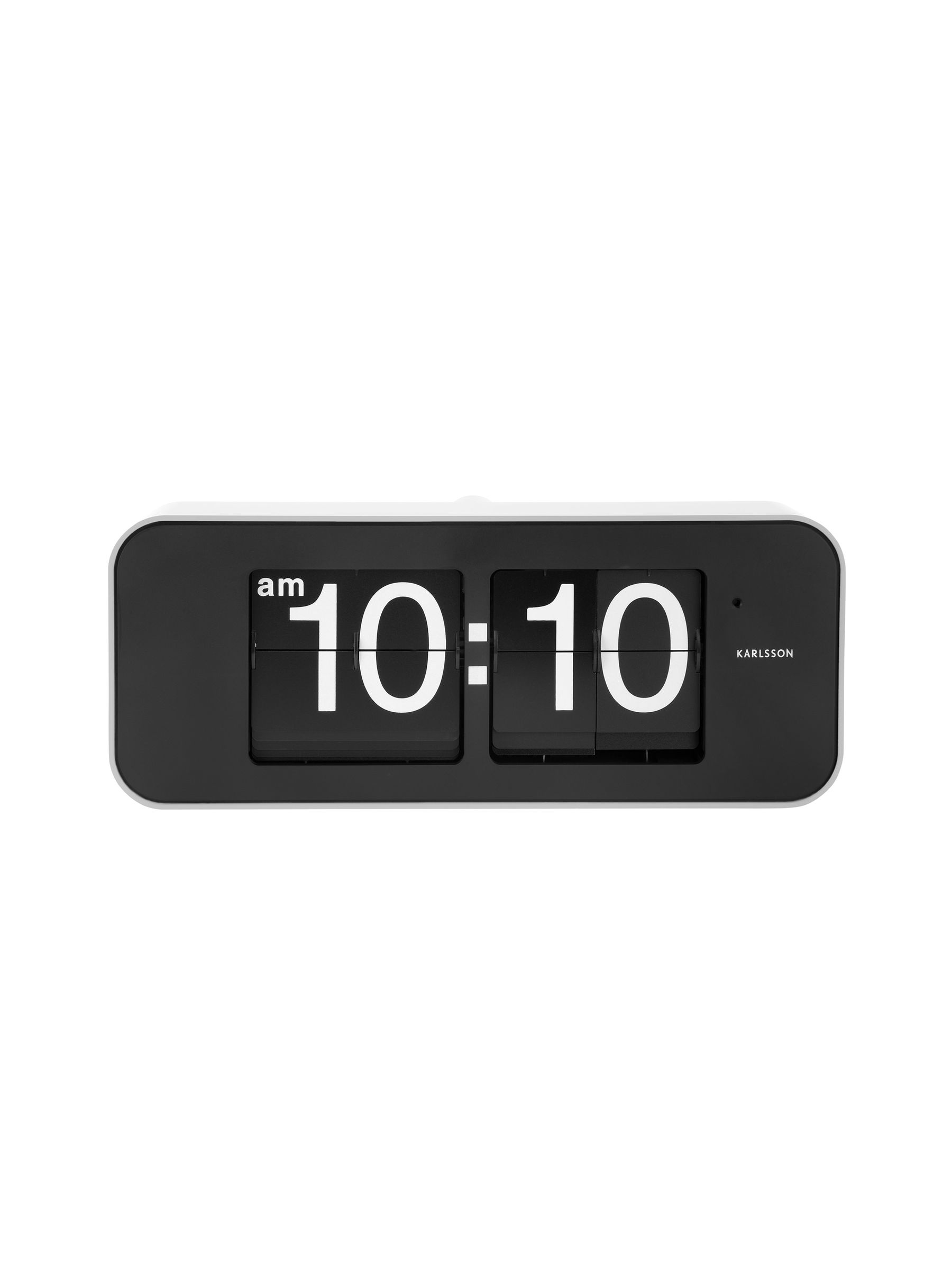 Karlsson White Wide Flip Wall Clock