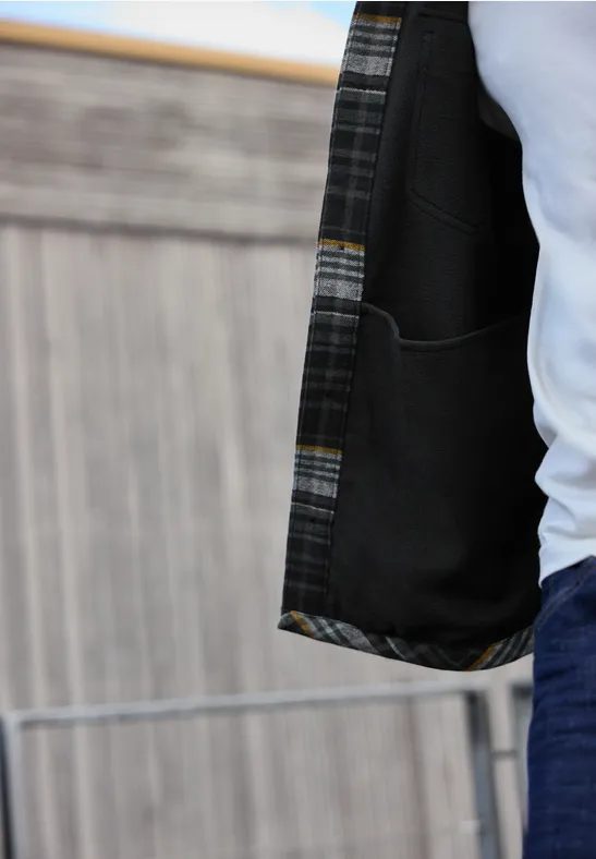 Overshirt mit Fleece-Futter