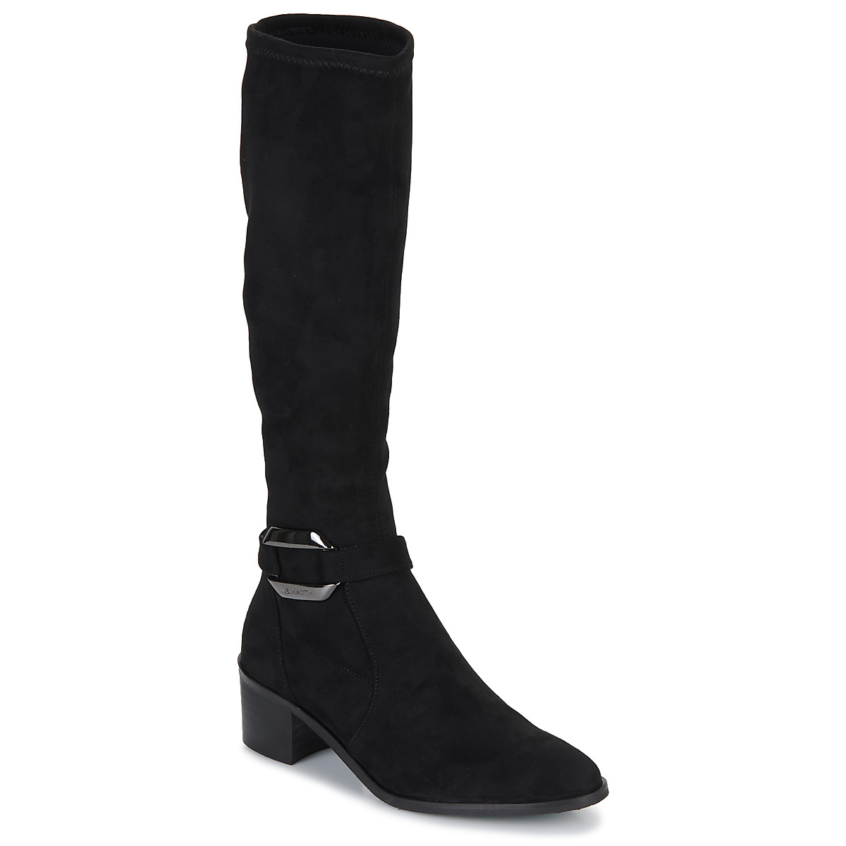JB Martin - LEONOR - Canvas / Suede / Black