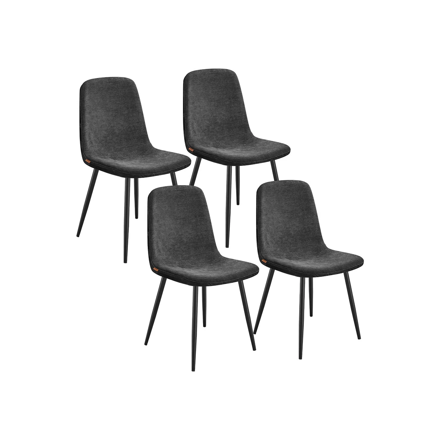 Ensemble de chaises de salle à manger à pieds réglables