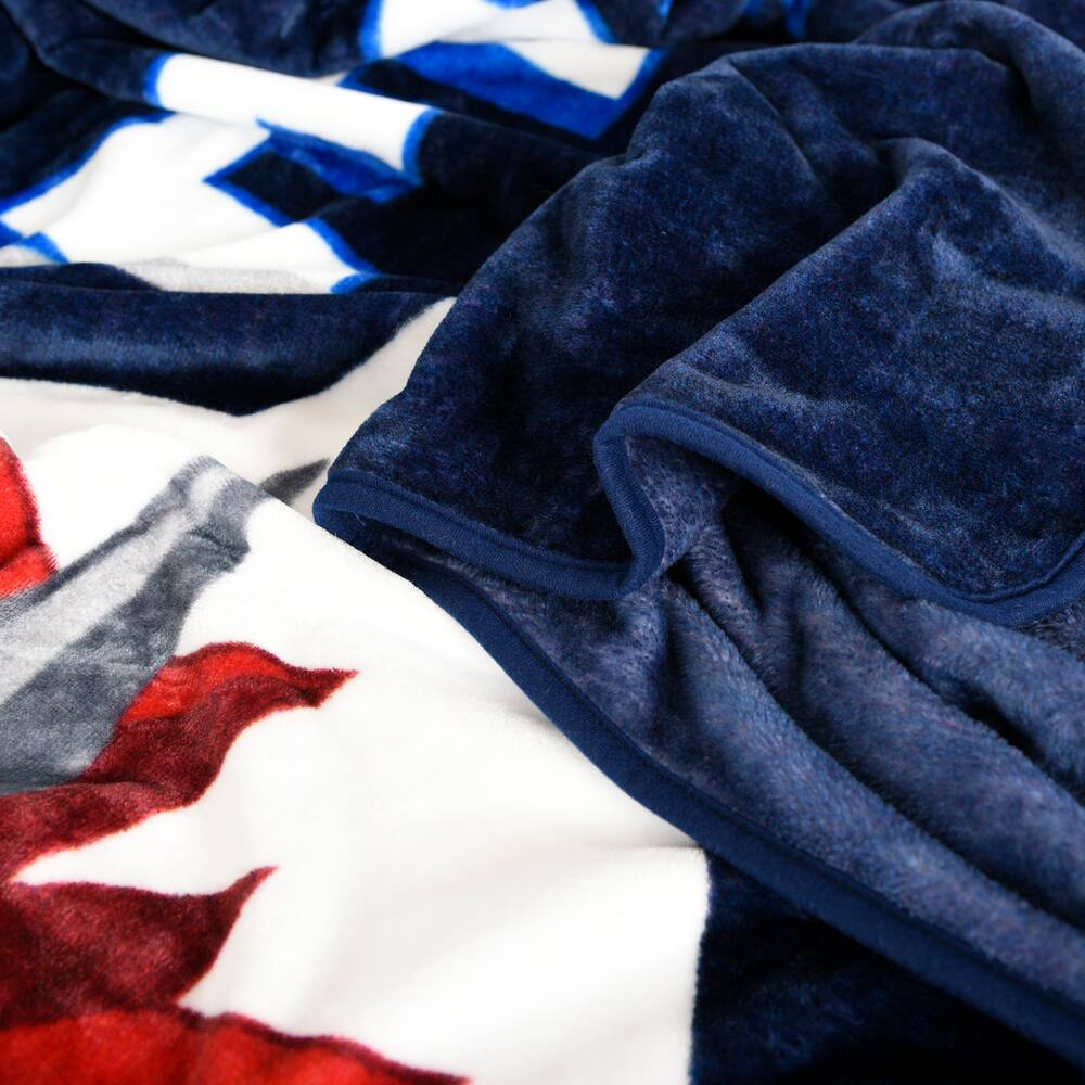 NHL Winnipeg Jets Officially Licensed Hockey Jumbo Plush Blanket, 60-in x 90-in