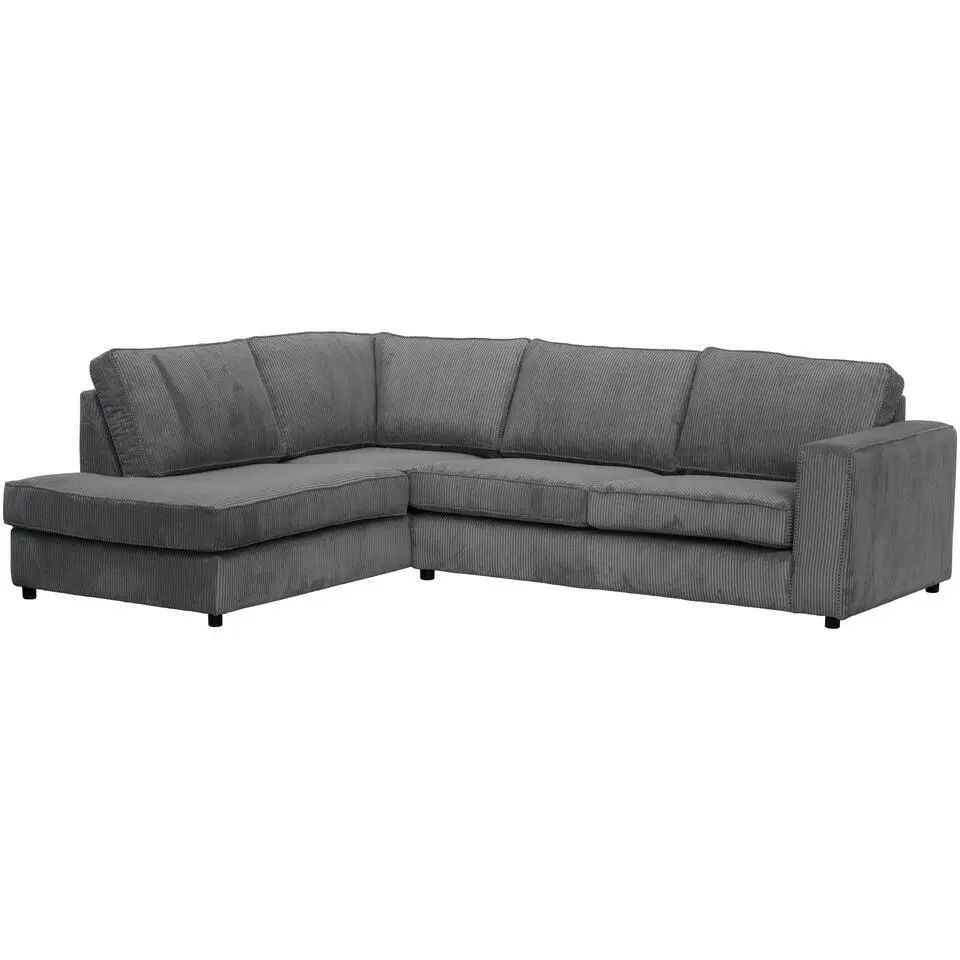Hoekbank Stuttgart links - antraciet