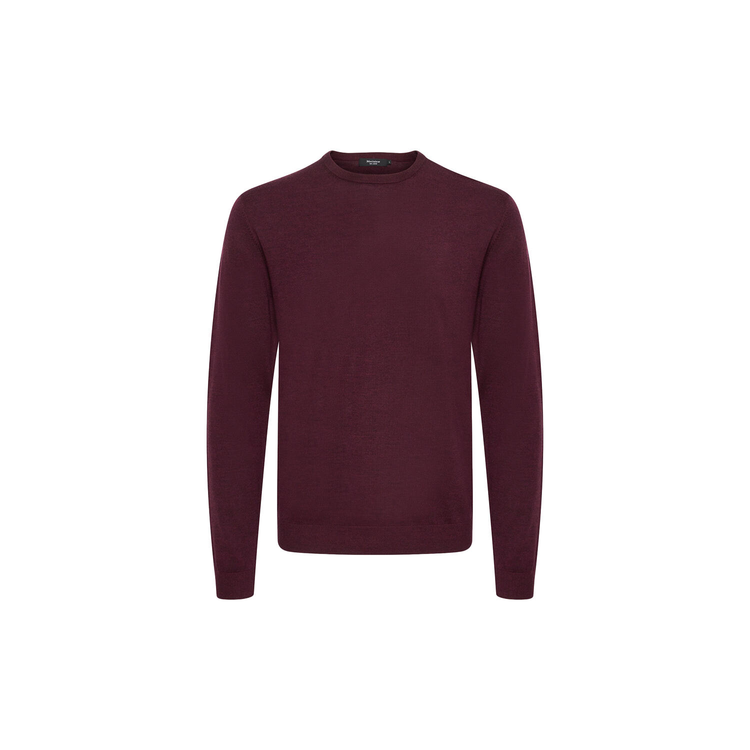 Margrate Knit Pullover, claret melange