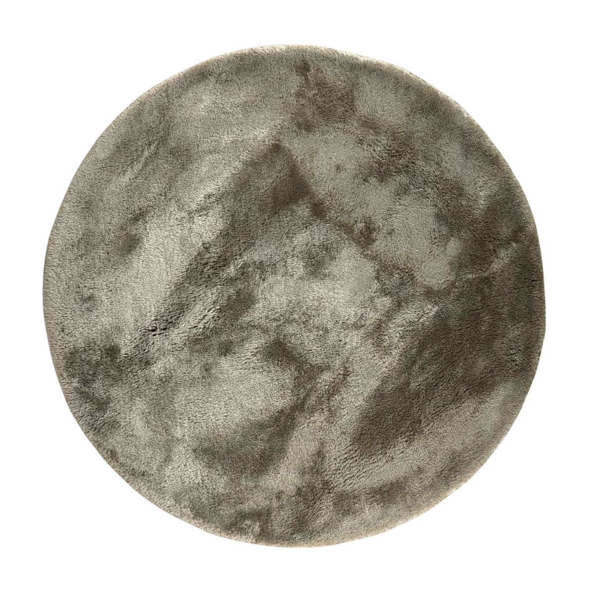 Interieur05 vloerkleed Odelia stone - rond -hoogpolig - 160 x 160 cm