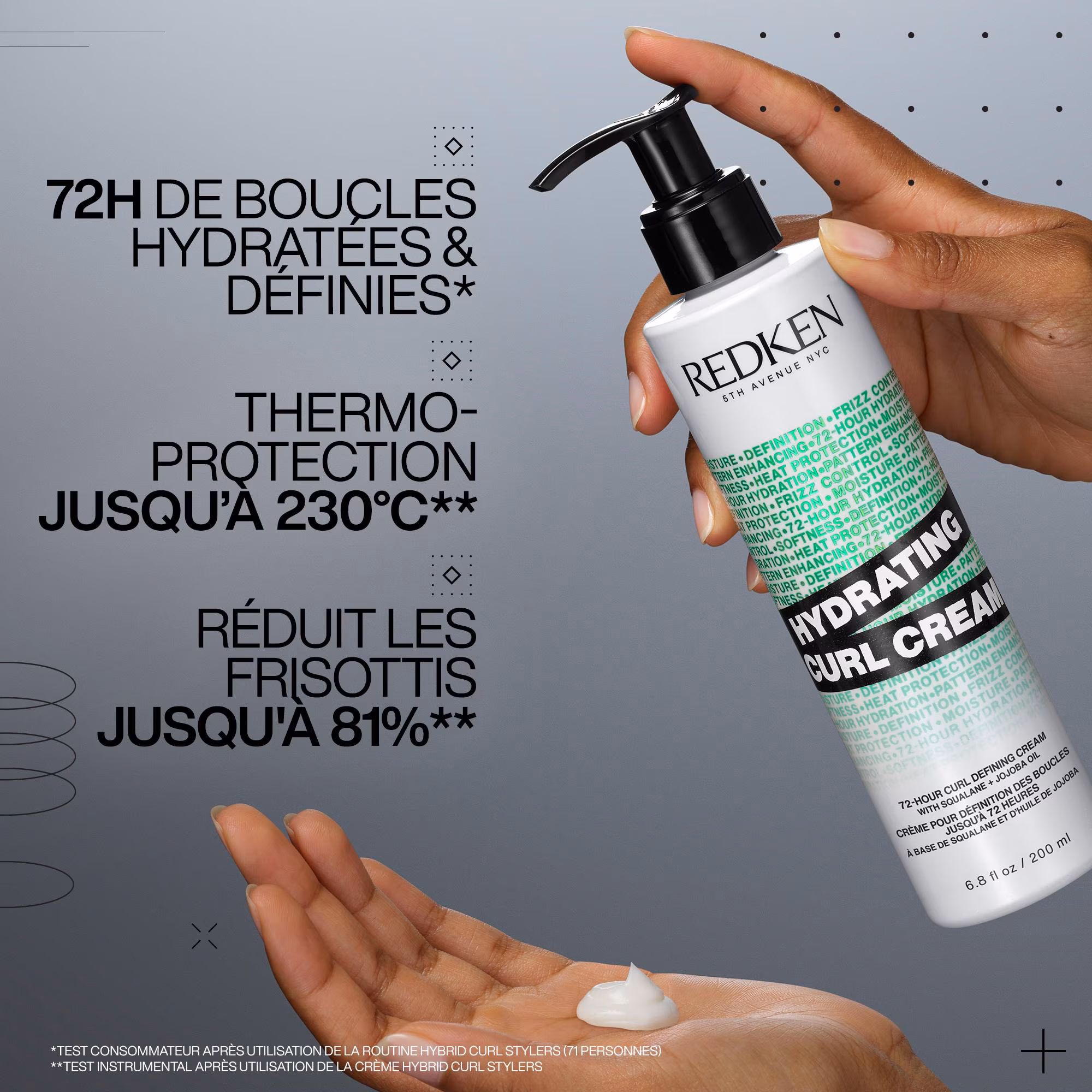 STYLING HYBRID CURL STYLERSCrème hydratante boucles